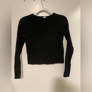 H&M Black Long Sleeve Top - M